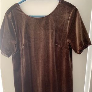 Gentle Fawn velvet dress